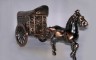 Vintage table lighter - metal wagon and horse Free shipping Australia wide