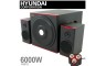 Hyundai 6000W 2.1 Subwoofer Gaming Speakers Line Control