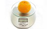 Glass Top Electronic Kitchen Scale Upto 5kg with Clock Function