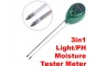 3-in-1 Soil Hydroponic Moisture/Light/PH Tester