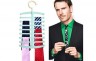 Tie Belt Hanger Rack Organizer Hold 12 Ties Color Random