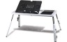 Multi Function Laptop Table with USB Hub & Cooling Fan, Pen,Drink Holder and Mouse Pad, Adjustable Leg