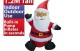 Outdoor Christmas Inflatable 1.2M High Waving Santa Claus