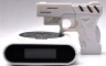 Shooting Gun Alarm Clock with Gaming Function Help You Out Of Bed with Fun