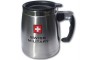 Swiss Military XL Silver Travel Mug