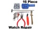 Watch Battery Change Tool Kit 16 PCS Repair Set Pin Strap Remove