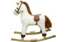 Kids Rocking Horse Toy with Horse Sounds (White)
