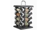17 Piece Revolving Carousel Spice Rack with Glass Jars