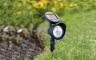 TWIN PACK Outdoor Garden 3-LED Solar Spot Flood Landscape Light