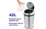 42L Stainless Steel Automatic Opening Rubbish Bin