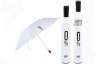 Decent Wine Bottle Design Folding Umbrella White or Black Color