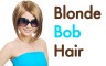 Capless Short Synthetic Light Blonde Bob Hair Wig