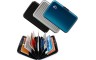 Stylish Aluminum Card Organizer Case Suitable for Bank Cards or Business Cards Color Random Pick