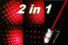 2 in 1 Laser Pen Pointer Light Disco Effect Party Stage Lights Star