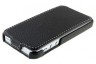 Flip Style Leather Case Cover for iPhone 5 - Black
