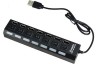 7 Port USB 2.0 High Speed HUB with Sharing Switch