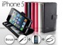 Premium Leather Stand Wallet Flip Case Cover For iPhone 5 5G 5TH GEN