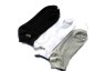 3 X Mens D&G Mid Ankle Socks - Black White Grey