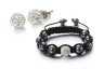 Czech Crystals Meridian Bracelet & Earring Set